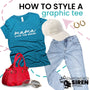 How To Style a Graphic Tee - Empowered Siren Apparel